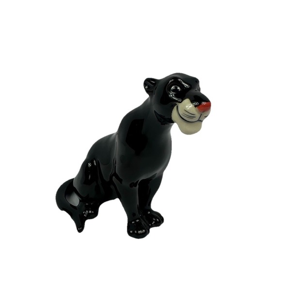 Disney Other - Vintage Disney Bagheera Jungle Book 3.75" Figurine, Black Panther 1960s Japan